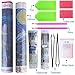 2 Pack 5D DIY Diamond Painting Full Drill Kit Starry Night 5D Full Diamond Embroidery Rhinestone Painting Kit 5D Decorating Wall Stickers, Starry Sky (50 × 40 cm) by Standie