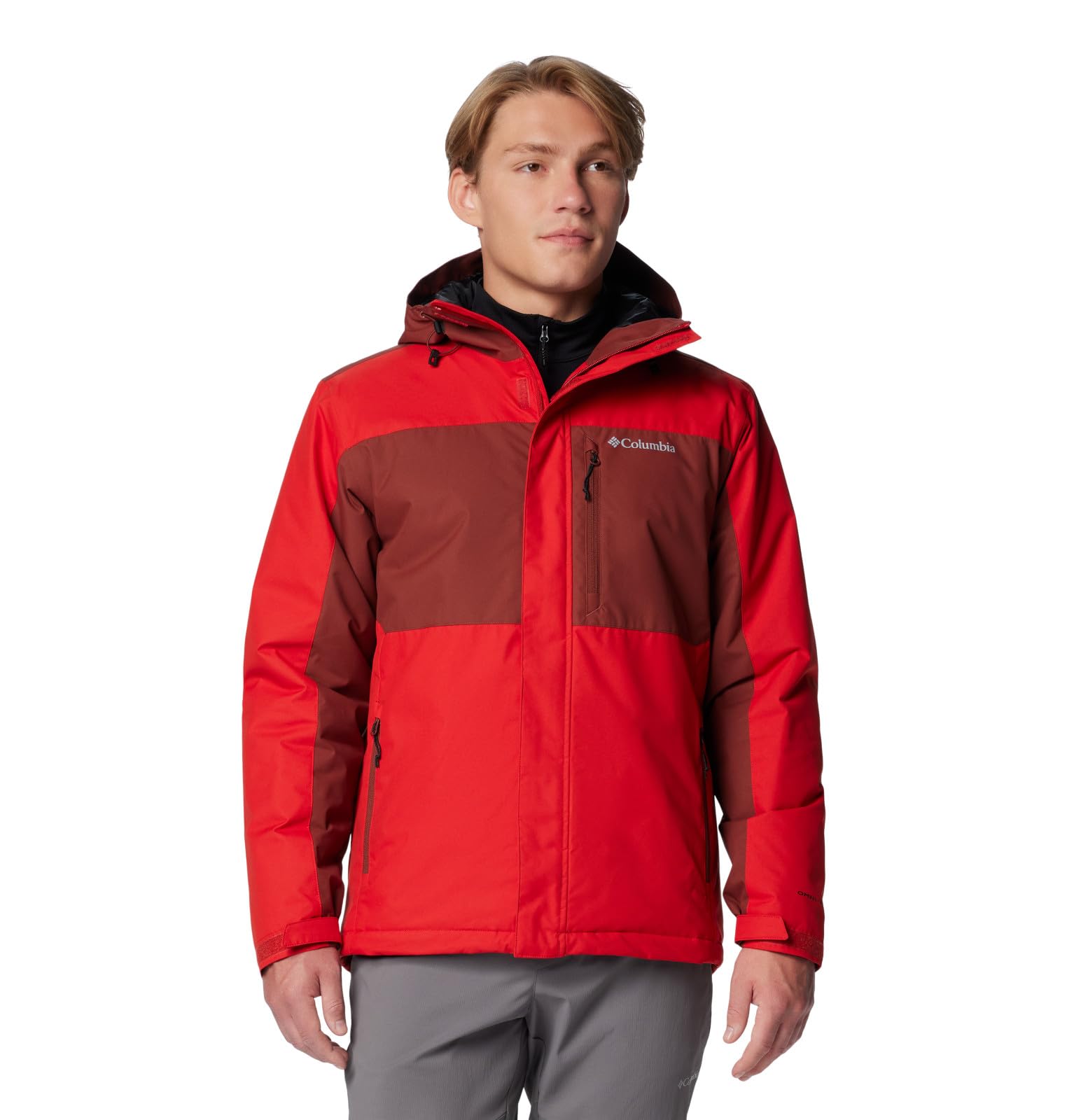Columbia Men’s Tipton Peak III Insulated Jacket, Sail Red/Spice, XX-Large