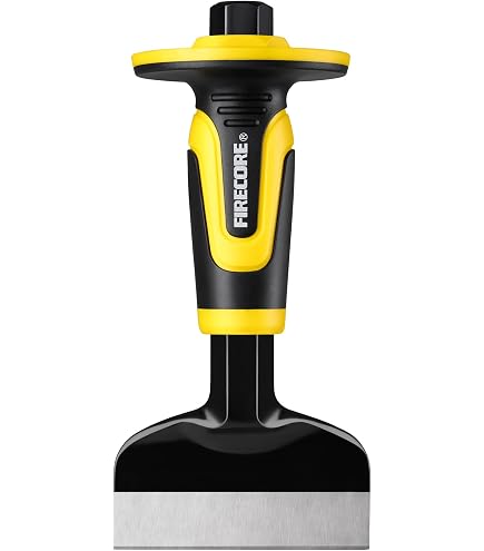 Mayhew Select 35005 3-by-7-Inch Handguarded Mason Chisel - Masonry