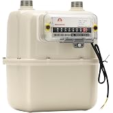Roastove 3/4" NPT Gas Submeter with Pulse Output, Cubic Feet Readout, 1 Pulse per Cu Ft, for Natural Gas &amp; Propane Vapor Usage Monitoring &mdash; Not a Whole-House Utility Replacement Meter