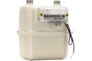 Roastove Gas Meter,Propane Natural Gas SUBMETER,with 3/4" Thread and Pulse Output