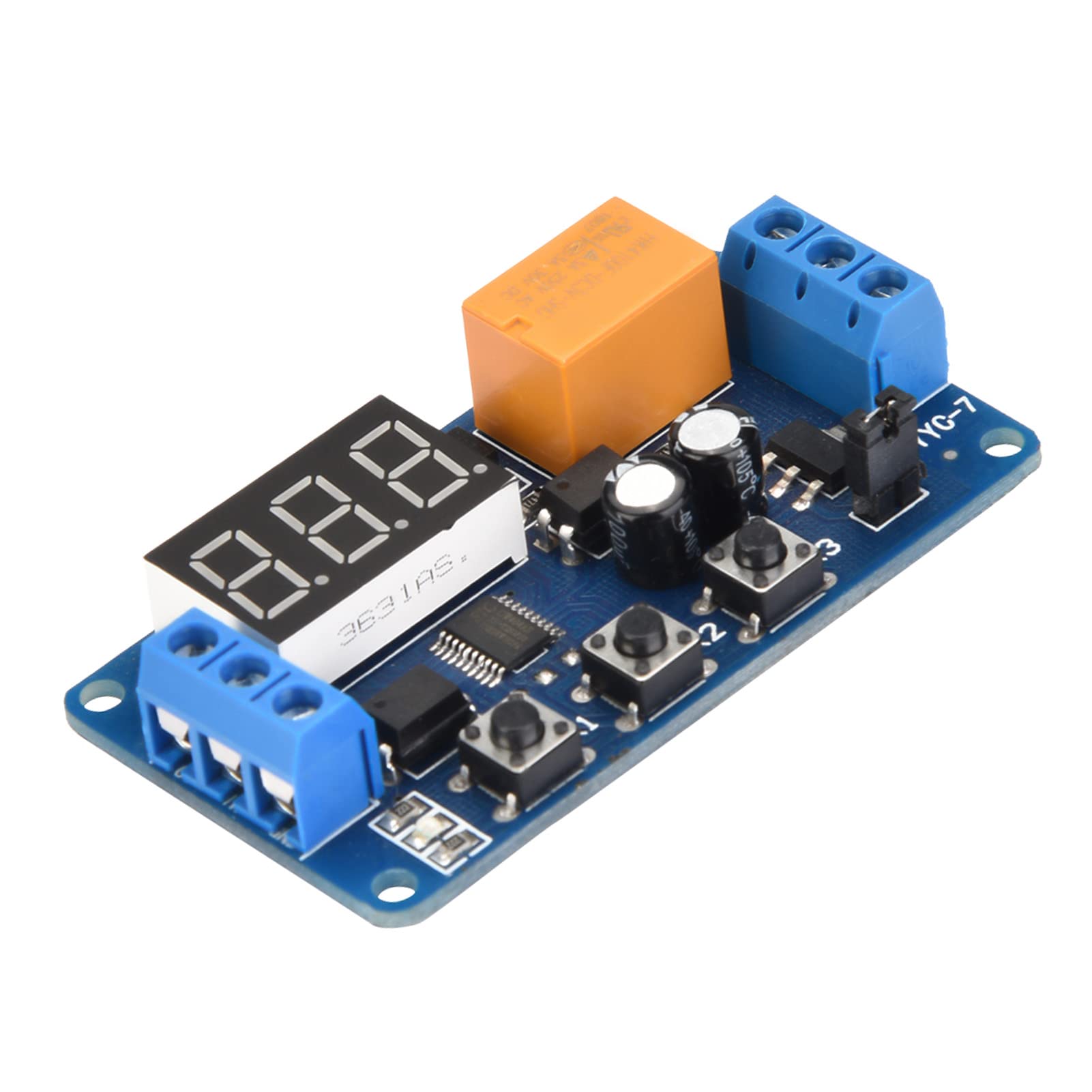 Adjustable Cycle Timer Control Relay Time Delay Switch Module Circuit Dual MOS Tube Control Board 3V 3.7V 4.5v 5v 6v 7.4V