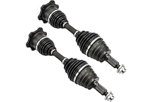 KAX 66-1325 Front CV Axle Shaft Assembly Fit For 2001-2010 Chevrolet Silverado 2500 HD, 2001-2010 GMC Sierra 2500 HD, 2001-2006 Chevrolet Silverado 3500, 2003-2009 Hummer H2, 2 PCS CV Axle