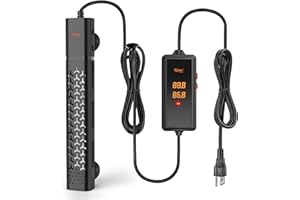 hygger Aquarium Heater, Submersible Fish Tank Heater with Digital LED Controller, Over-Temperature Protection and Automatic P