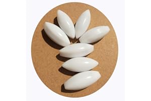 BBTCTY Magnetic Stirrer Stir Bar PTFE Magnetic Mixer Stir Bars (10x25mm, Olive Shape, 10pcs)