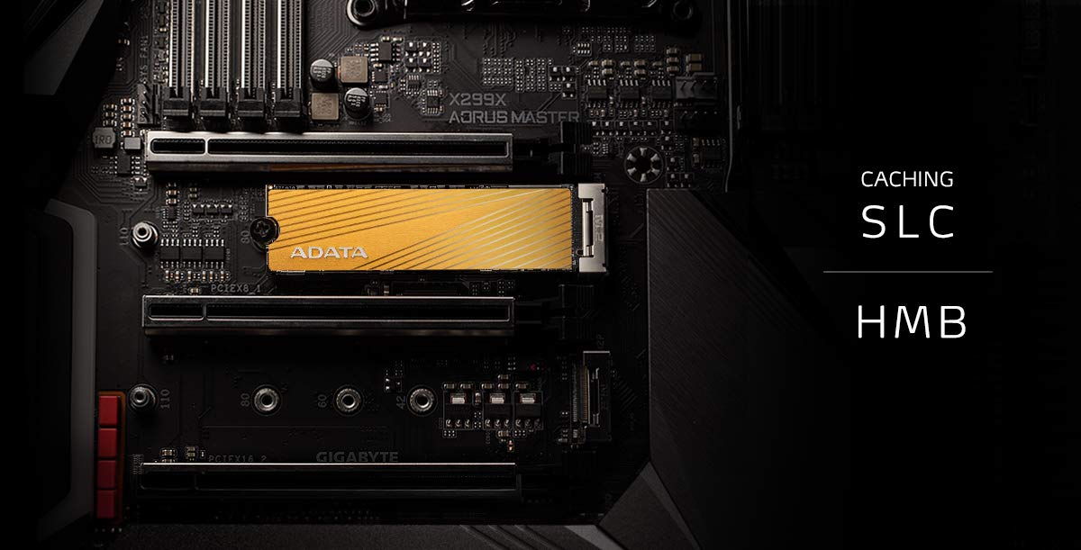 ADATA Falcon 1TB 3D NAND PCIe Gen3x4 NVMe M.2 2280 Read/Write Speed up to 3100/1500 MB/s Internal SSD (AFALCON-1T-C)