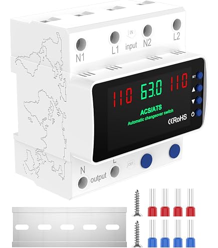 Amazon.com: Automatic Transfer Switch 63A 110V, Auto Manual