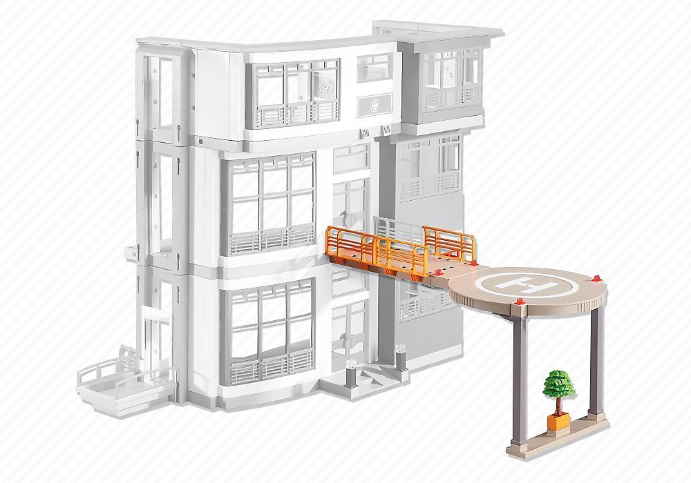 Playmobil 6445 - Helipad for Furnished Children's Hospital (6657)
