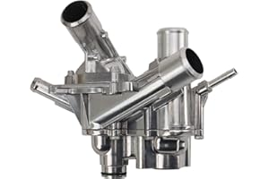 TRQ Thermostat with Housing Assembly Compatible with 2018-2021 Ford Expedition 2017-2020 F-150 Lincoln Navigator