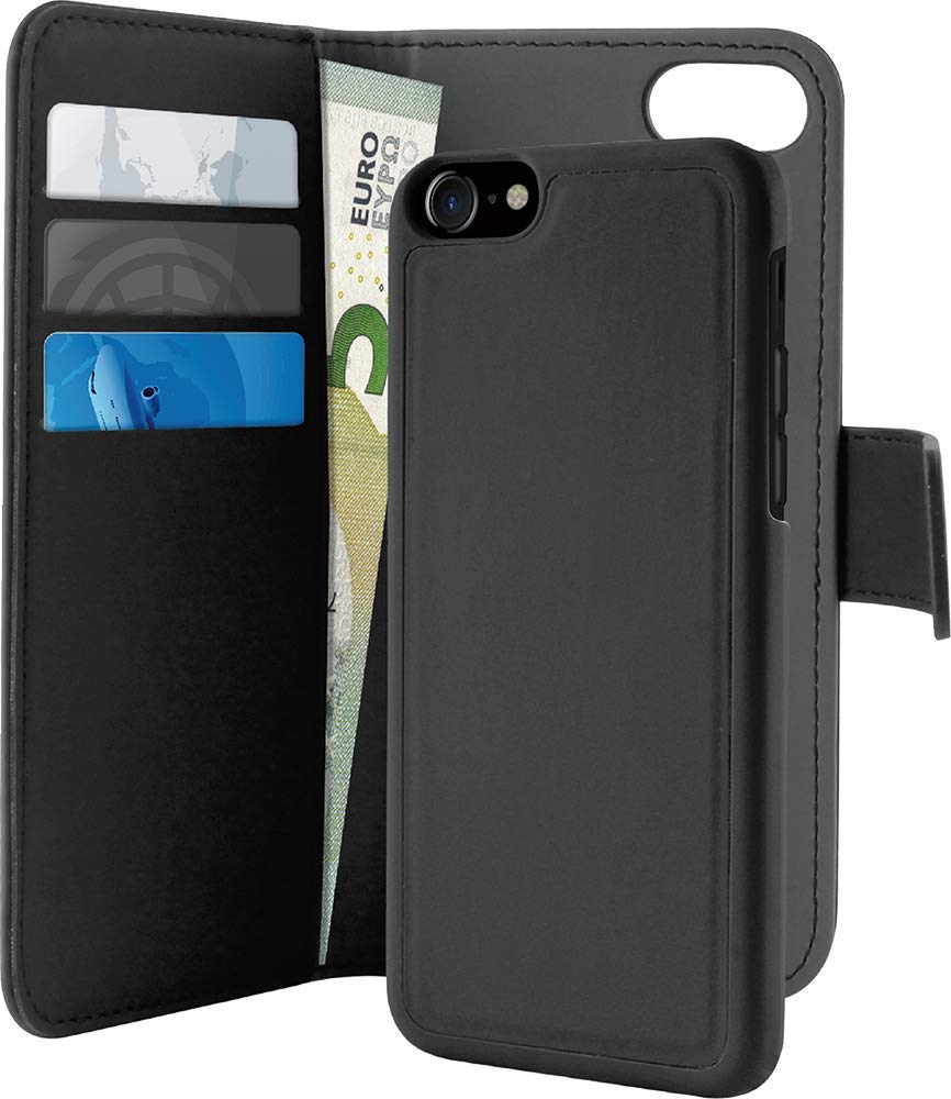 PURO Eco-Leather Cover Case for Apple iPhone 7 - Black