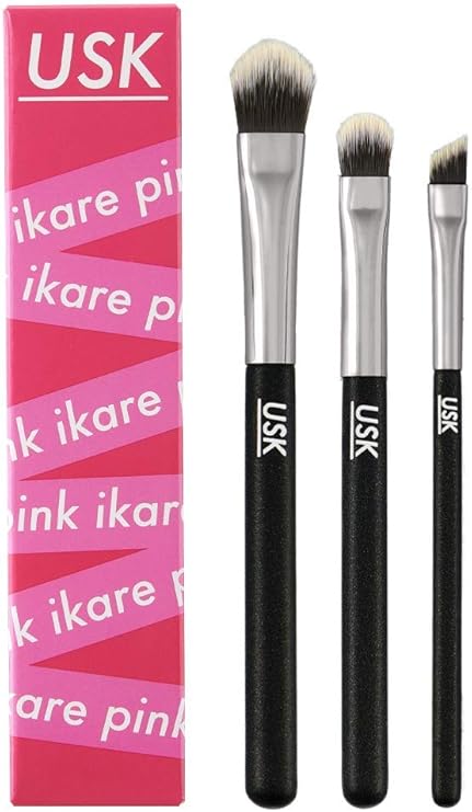 Amazon Usk アイメイクブラシ 三本で無敵の眉 アイメイクブラシセット メイクアップアーティスト ゆうすけ メイクブラシ 化粧筆 化粧ブラシ Usk メイクアップブラシ 通販