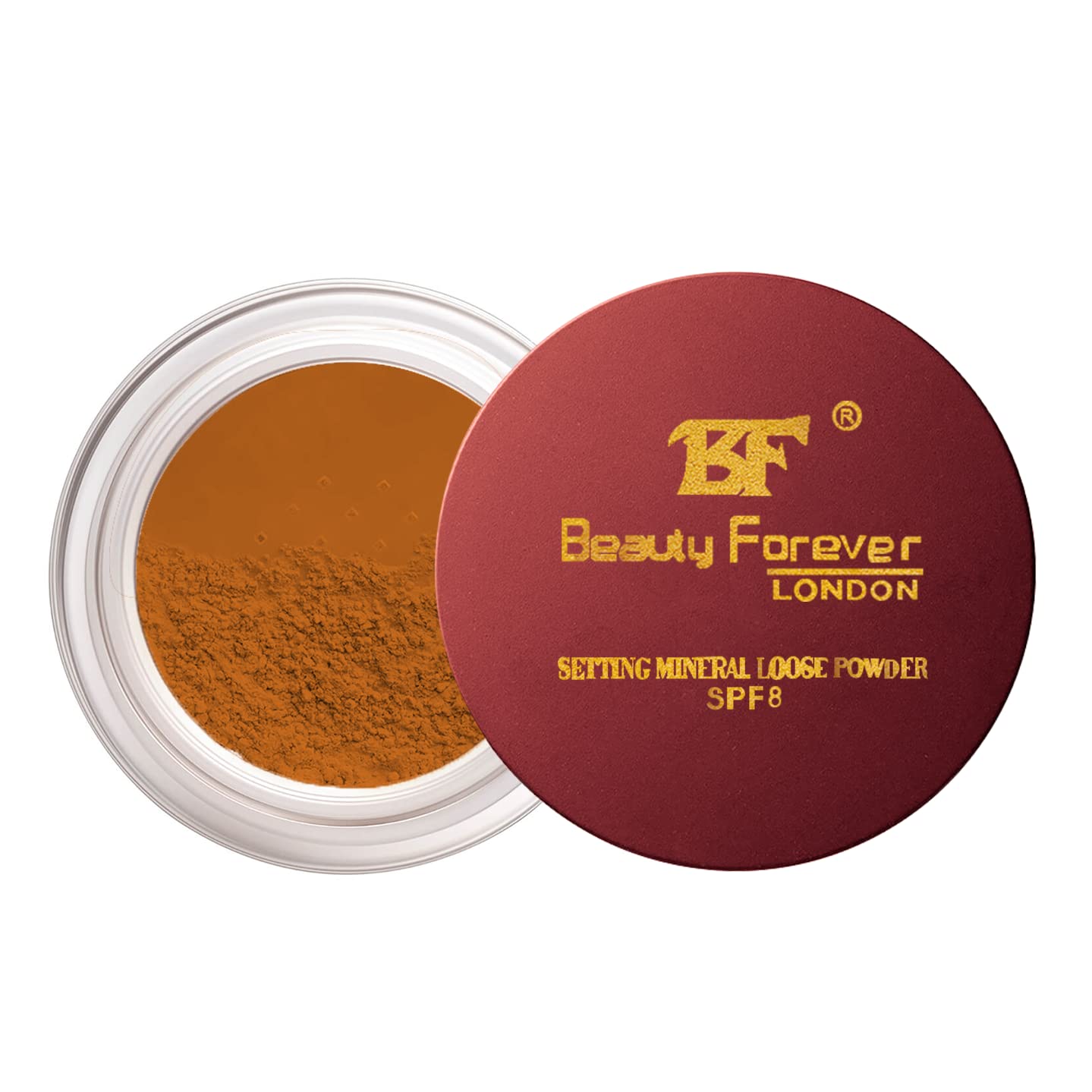 Beauty Forever Mineral Loose Powder, Lightweight Matte Finish Face Powder, Buildable & Long Lasting Shine Control, Suitable for all Skin Types, Natural Looks, Available in 7 Shades, 112