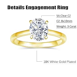 AONED Engagement Rings For Women Diamond