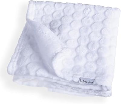 Clair de Lune Marshmallow Baby Blanket White 70x90cm Soft Plush