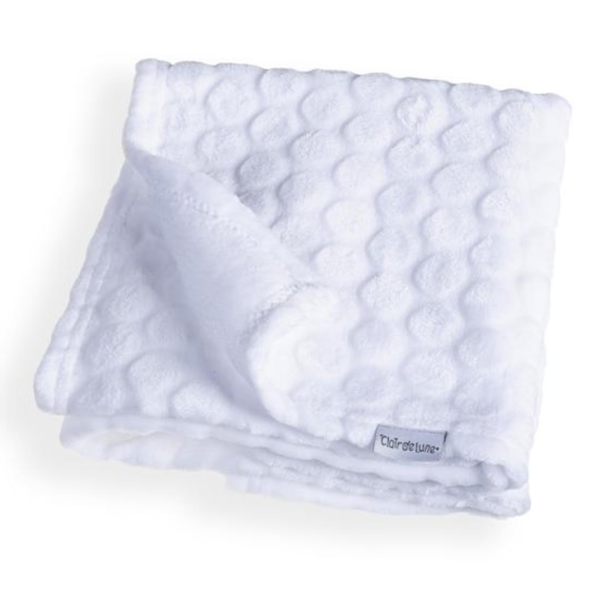 Clair de Lune Marshmallow Baby Blanket (White)