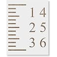 Growth Chart Stencil Template - Reusable Stencil for Growth Chart ...