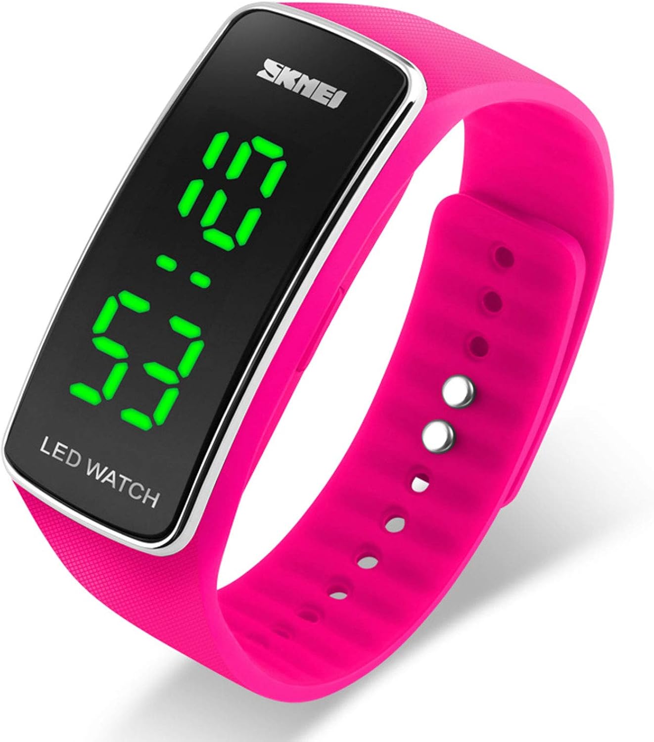 Unisex Digital LED Sports Watch Silicone Band Wrist Watch Fashion