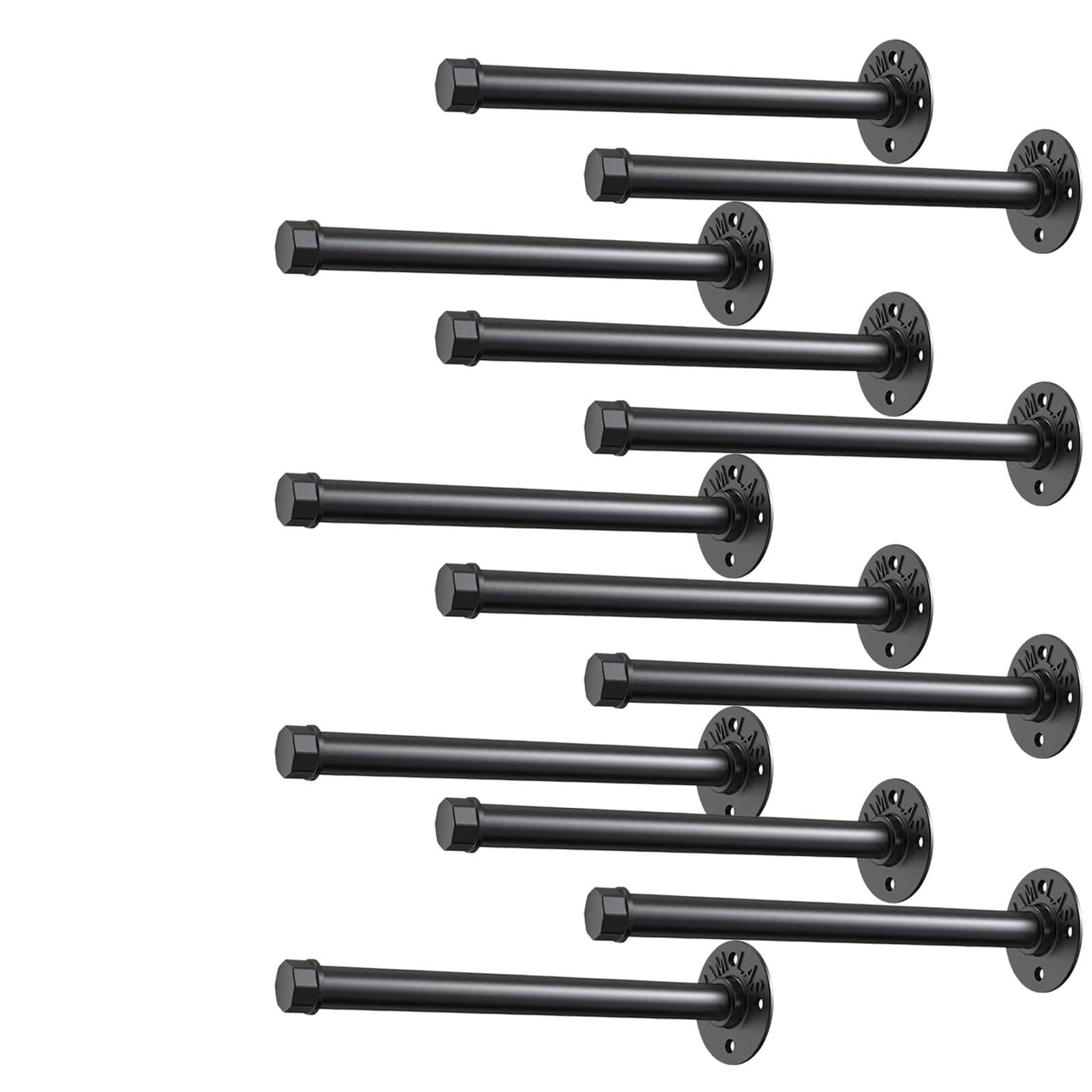 Curated visual reference: Fresh Look at Industrial Shelving 8 Inch Floating Shelf Brackets DIY Shelving