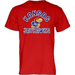 Blue 84 Men's Kansas Jayhawks T Shirt Line Up