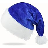 SHILUNIDP Santa Hat Xmas Holiday Hat for Adults Unisex Christmas Hats for Christmas Holiday Party Supplies