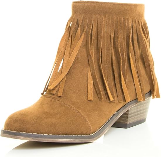 breckelles fringe booties