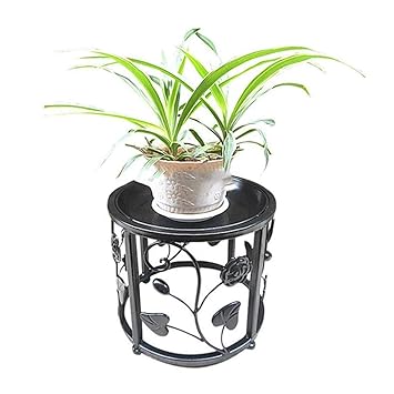 Camel Shopping Mall Blumenregal Metall Mehrere Farbe Fertigprodukt Pflanzenregal Blumentopf Rack Multifunktionale Metall Gestell Wohnzimmer Dekoration Farbe Schwarz Grosse 27 25cm Amazon De Kuche Haushalt