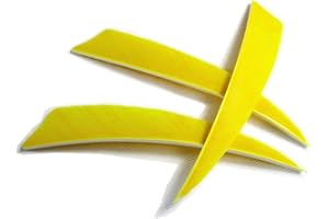 Letszhu Archery Arrows Feather Fletching 4 Inch Real Turkey Vanes for Hunting Target Shooting (25 Pack)