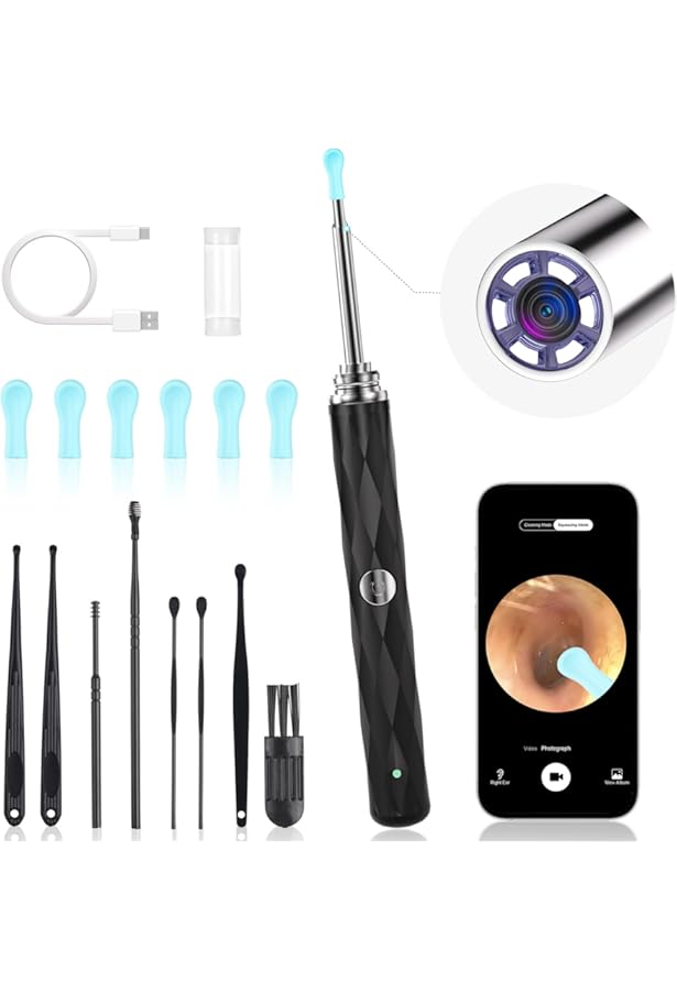 7 In 1 Ear Wax Removal, 2025 Q-Grips Ear Wax Removal Tool Reusable And - Foto 6