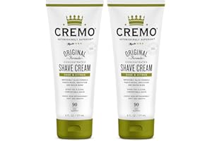 Cremo Barber Grade Sage & Citrus Shave Cream, Astonishingly Superior Ultra-Slick Shaving Cream Fights Nicks, Cuts and Razor Burn, 6 Fl Oz (2 Pack)