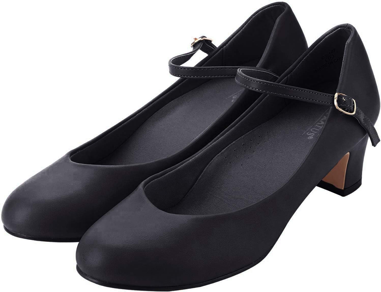 Character Shoe Women's, 2 Inch Heel, Flamenco Shoes,Folklorico Shoe,Ballroom Dance Shoes for Girls