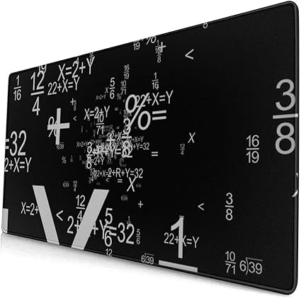 Amazon マウスパッド 数学の方程式 超大型 ゲーミングマウスパッド おしゃれ 防水 滑り止め 耐久性が良い 400x750x3mm Gpywuhot マウスパッド 通販