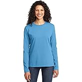 Port & Company Women's Long Sleeve 54 oz 100% Cotton T Shirt