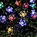 LightsEtc 15.7 Feet 20 LED Multi Color Solar Blossom String Lights for Garden, Holiday Decoration