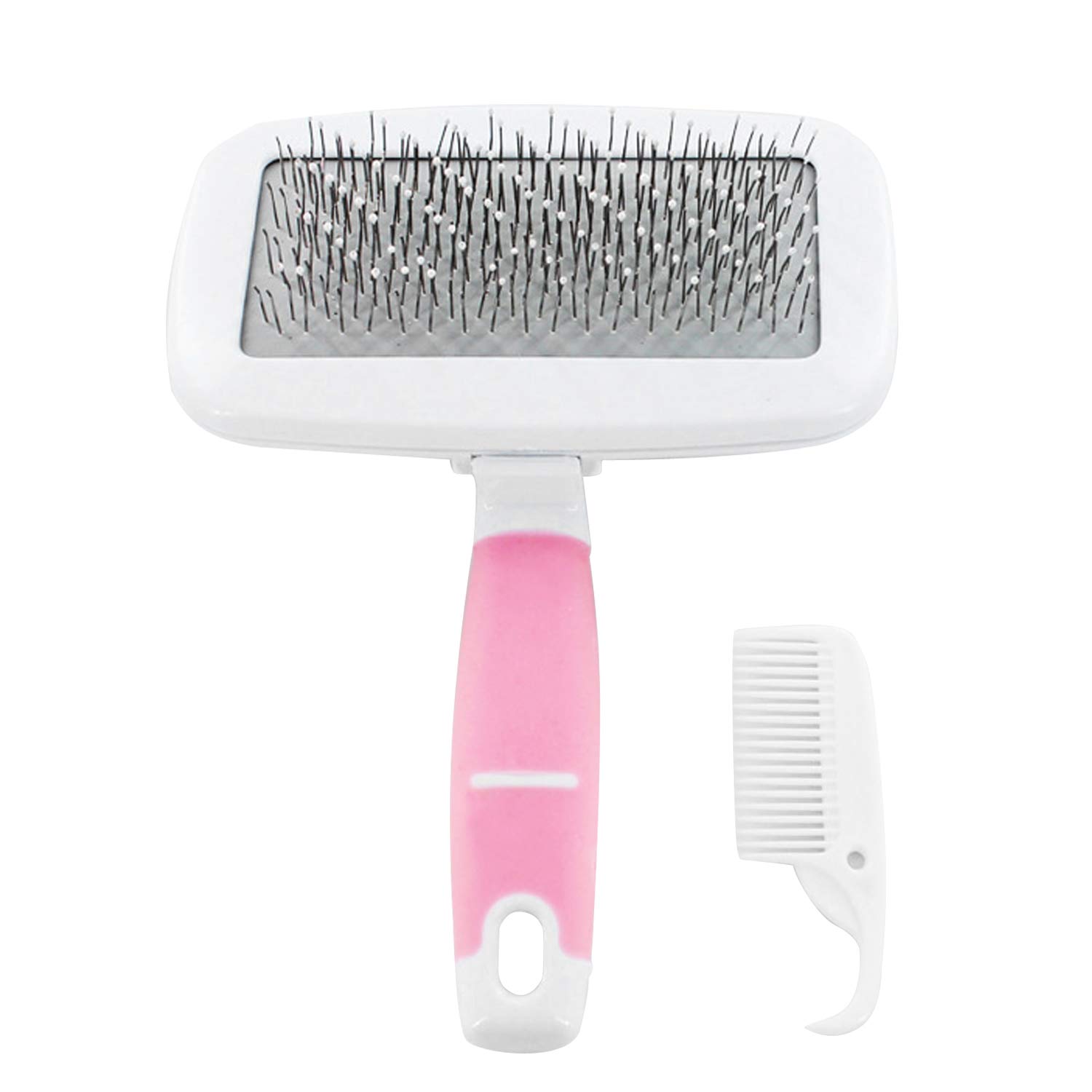 Pttaa Dog Cat Brush- Slicker Pet Grooming Brush- Shedding Grooming Tools