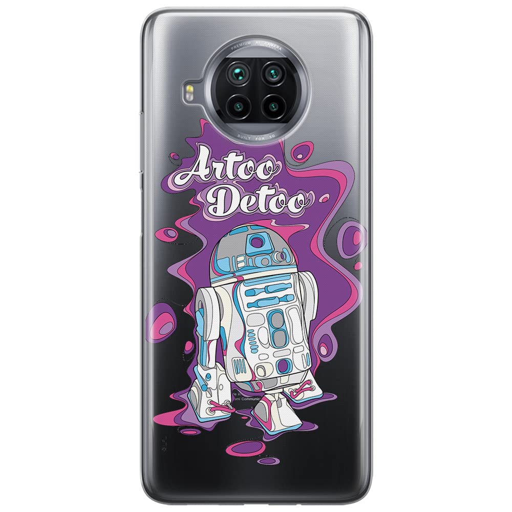 ERT GROUP mobile phone case for Xiaomi MI 10T LITE/REDMI NOTE 9 PRO 5G original and officially Licensed Star Wars pattern R2D2 002 adapted to the shape of the mobile phone, partially transparent — image 1