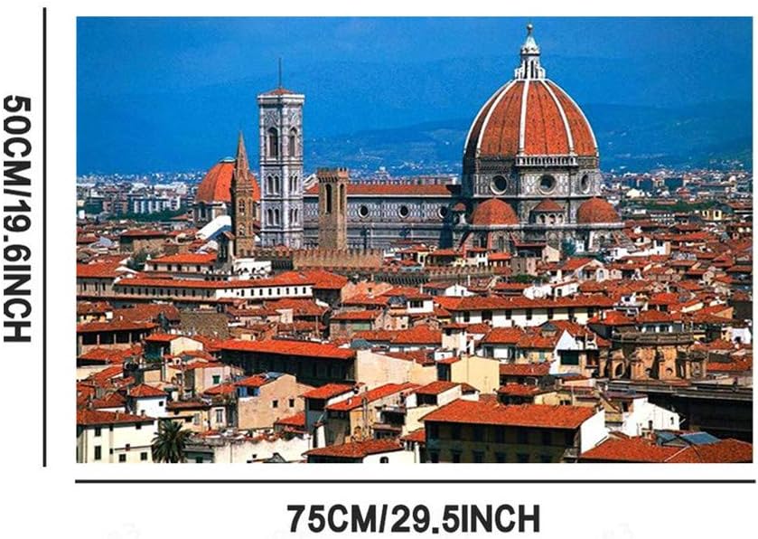 Kinlene Beautiful Landscape Famous Sights Views Jigsaw Puzzles,1000 pieces for Adults Kids, Puzzle Sets for Family, Educational Wooden Assembling Games, Brain Challenge Puzzle for Kids