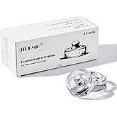 Jillmo Easy Grip Fermentation Weight- 4 Pack of Glass Weights for Wide Mouth Mason Jars