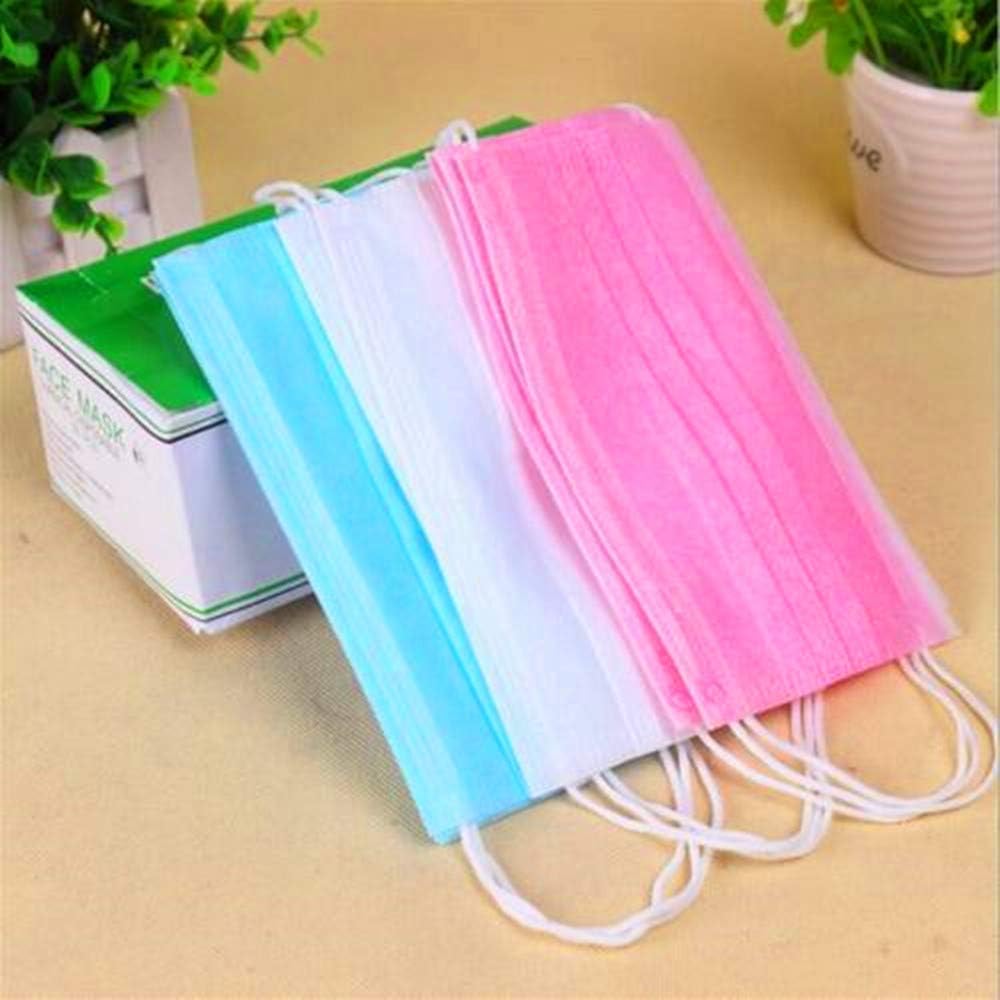 Surgical Mask SENREAL Disposable Face Mask 3 Layers Earloop Mouth Mask Half Face Windproof Mask Anti-dust Face Mask