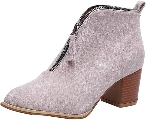 zapatos de tacon grueso bajo