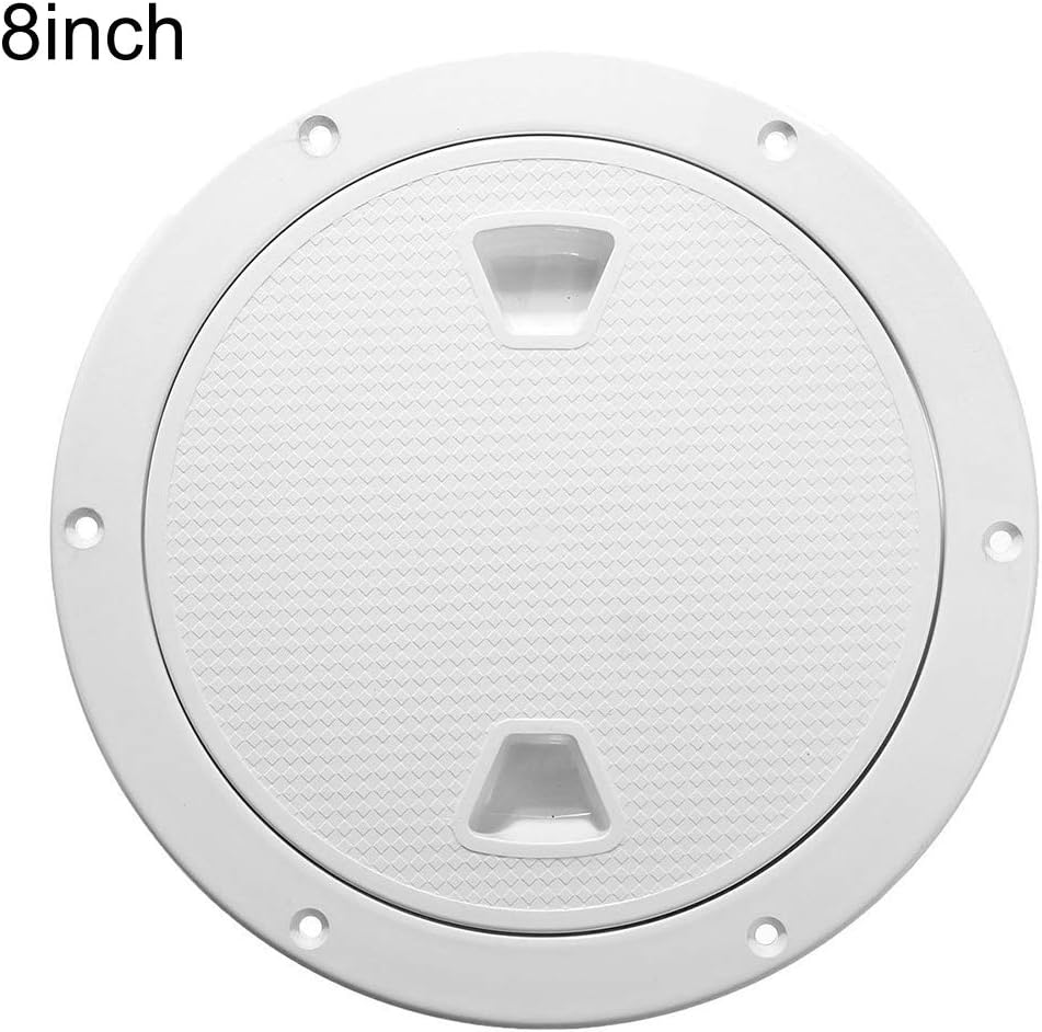 Ugthe 4/6/8 Inch Round Yacht Anti-Skid Hatch Deck Cover for Boat Kayak Canoe (8 inch)