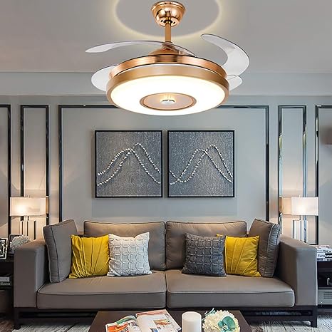 Ceiling Fans With Lights Modern Invisible Ceiling Fan 36w Led