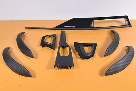 Amazon 中古 センターコンソールセット Bmw F30 F31 F34 3シリーズ Mパフォーマンス カーボンインテリアトリム センターコンソールセット 右ハンドル用 F S1216a00s1spfh 車 バイク 車 バイク