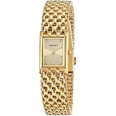 BERNY Gold Watches for Women Updated Ladies Quartz Wrist Watches Stainless Steel Band Womens Small Gold Watch Luxury Casual Fashion Bracelet Tools Included