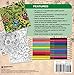 Botanical Garden Adult Coloring Book Set With 24 Colored Pencils and Pencil Sharpener Included: Color Your Way To Calm