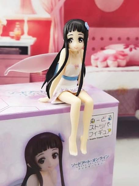 Amazon Co Jp 人形キャラクターモデル像 ソードアート オンラインゆいプレスヌードルアスナキリト座位身長 14cmフィギュアモデルデコレーションギフトコレクションねんどろいど ホーム キッチン