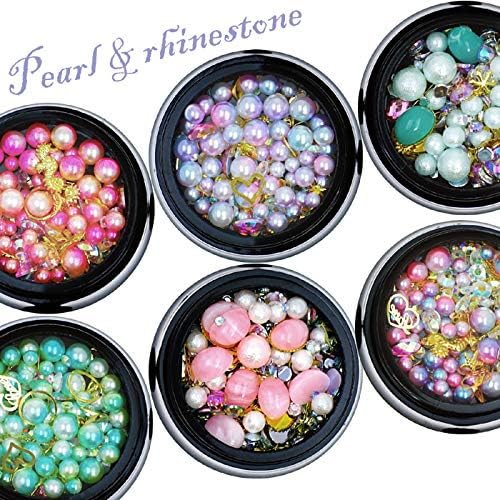 ネイルパーツ ミックスネイルパーツセット レジンパーツ パール ラインストーン メタルパーツ B Tarunniketanpublicschool Com