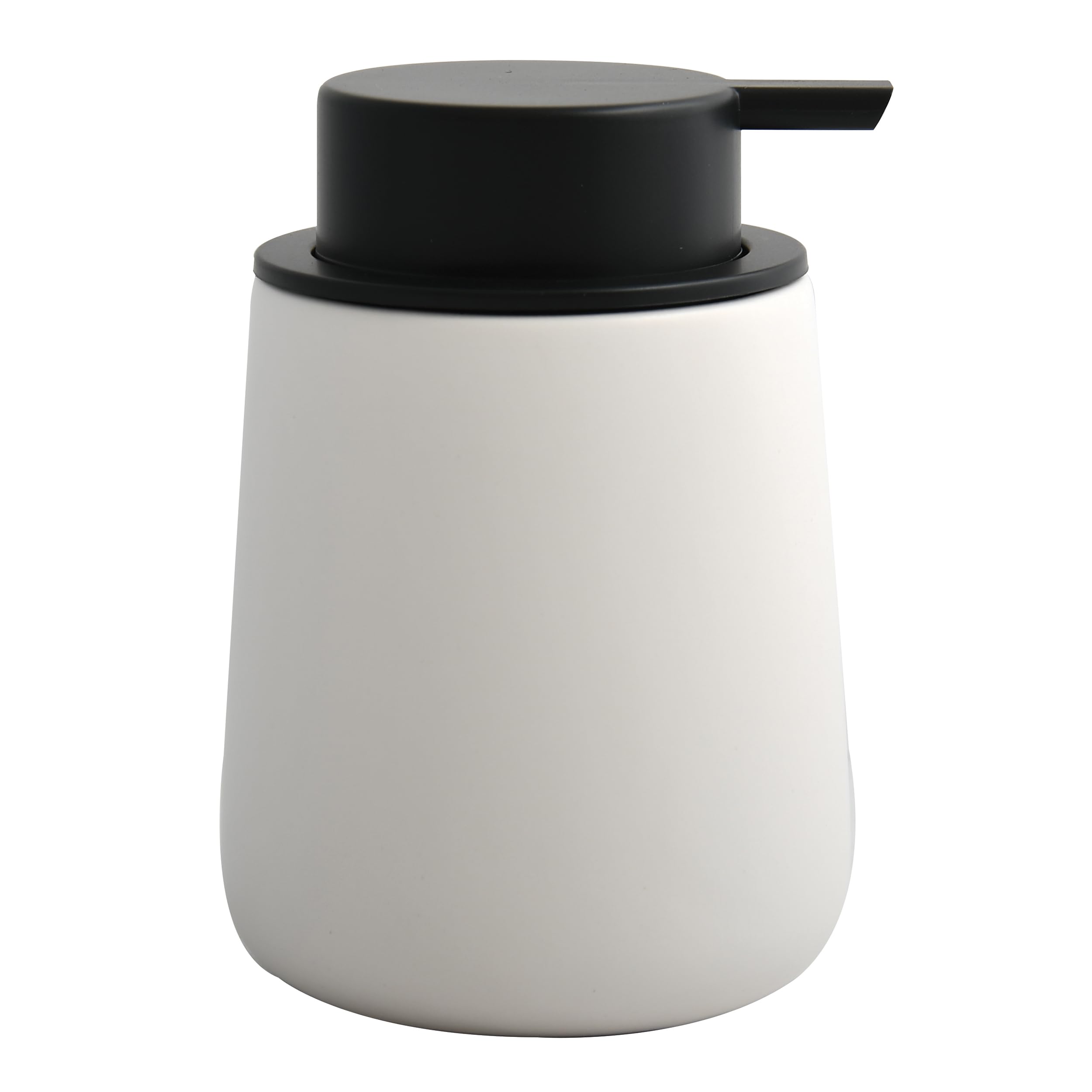 MSV Maonie Ceramic Soap Dispenser Liquid Soap Dispenser 300 ml Matt White