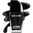 wet n wild Wild Shine Nail Polish, Black Crème, Nail Color