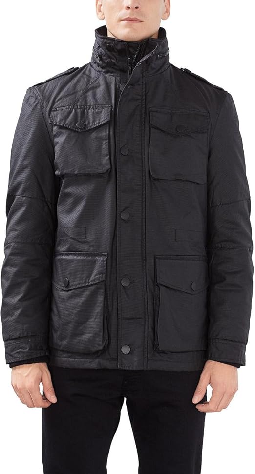 ESPRIT Herren 096EE2G007 Jacke, Schwarz (Black 001), XXLarge