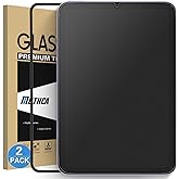 Mothca 2 Pack Matte Glass Screen Protector for iPad Mini 8.3&rdquo; A17 Pro (2024) &amp; Mini 6 (2021) with Alignment Frame, Anti-Glare &amp; Anti-Fingerprint Tempered Glass Film for iPad Mini 7/6, Smooth as Silk